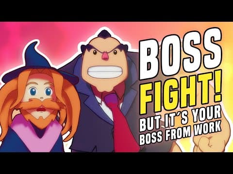 YouTube thumbnail for Boss Fight! (But it's your boss from work)