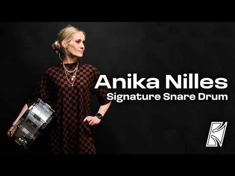 YouTube thumbnail for Anika Nilles Signature Snare Drum - AN1465