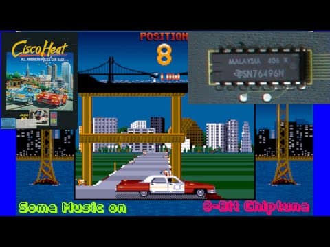 YouTube thumbnail for Cisco Heat: All American Police Car Race [MS DOS] Some Music on Tandy 3 Voice