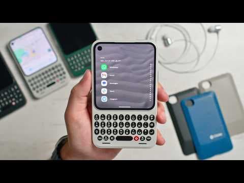 YouTube thumbnail for Clicks Communicator: FIRST LOOK! (Working hardware)