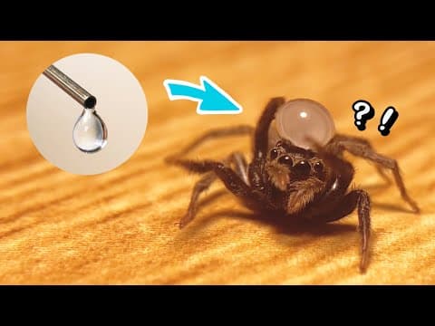 YouTube thumbnail for This channel about jumping spiders in adventures :3
