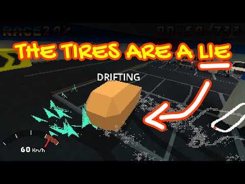 YouTube thumbnail for Arcade Drift Car Physics Explained (from Parking Garage Rally Circuit)