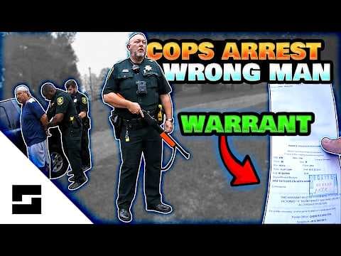 YouTube thumbnail for Lawsuit Update - Cops Arrest Man NOT On Their Warrant!