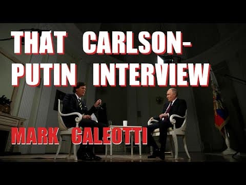 YouTube thumbnail for That Carlson-Putin Interview