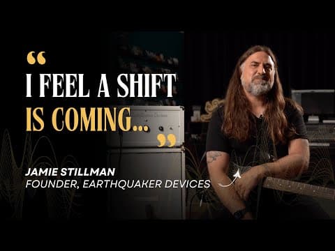 YouTube thumbnail for Products of Music - How EarthQuaker Devices Changed the World of Pedals (Jamie Stillman, Founder)
