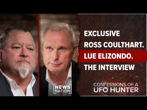YouTube thumbnail for Confessions of a UFO Hunter: Ross Coulthart interviews Lue Elizondo