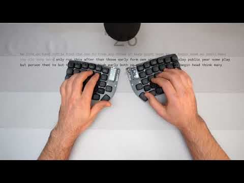 YouTube thumbnail for Lily58 Pro Keyboard | Low Profile KLP Lamé Keycaps and Choc Pale Blue Switches | Typing Sound Test