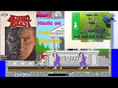 YouTube thumbnail for Altered Beast [MS DOS] Some Music on Adlib