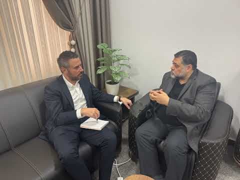 YouTube thumbnail for Drop Site New's Jeremy Scahill: Exclusive interview with Senior Hamas Official Osama Hamdan