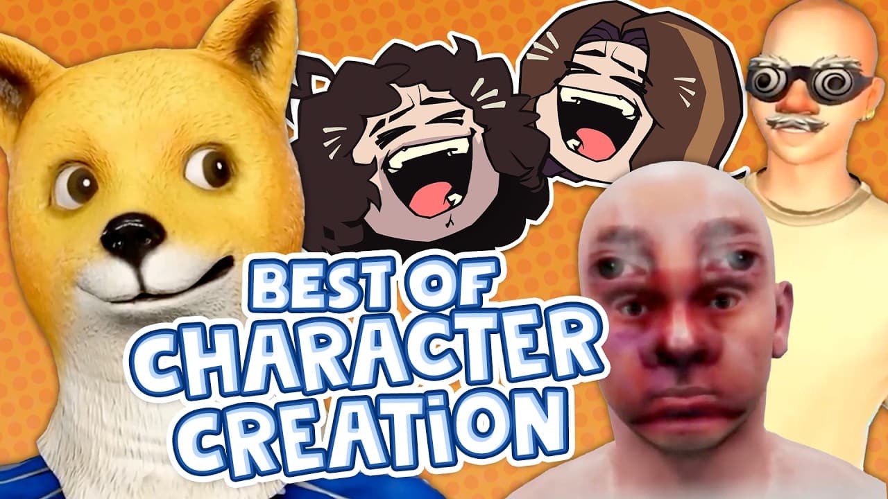 YouTube thumbnail for don't EVER let us create characters! | Game Grumps Compilations