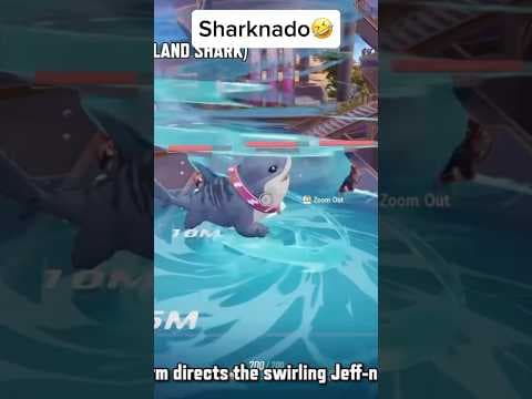 YouTube thumbnail for Someone added the Sharknado theme song to the new Storm + Jeff teamup ability and it is glorious