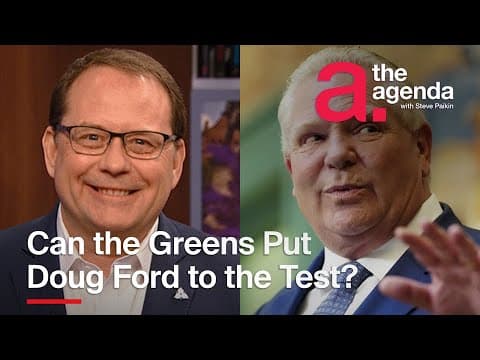 YouTube thumbnail for Mike Schreiner says the right thing when forced to