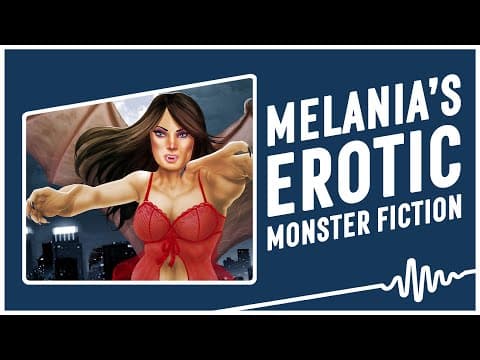 YouTube thumbnail for Author of viral Melania Trump erotic novel speaks!