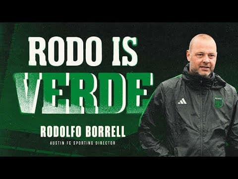YouTube thumbnail for Rodolfo Borrell Joins Austin FC as new Sporting Director
