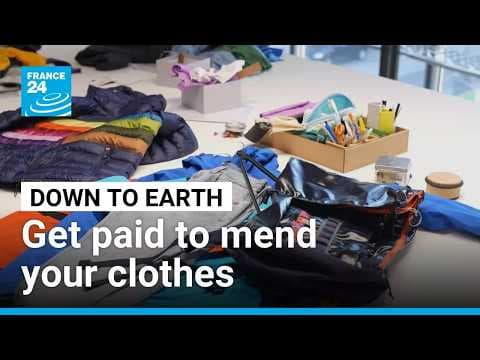 YouTube thumbnail for Fixing fast fashion: France will pay you to repair your clothes • FRANCE 24 English