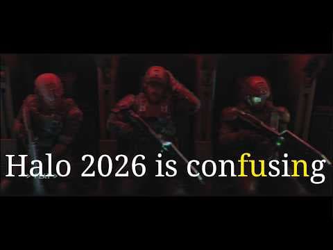 YouTube thumbnail for Halo 2026 is a confusing but fun mess