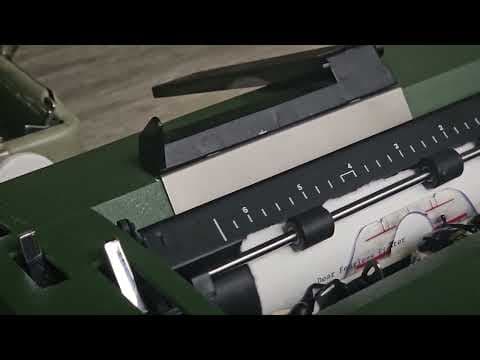 YouTube thumbnail for Correcting on an IBM Selectric (Classic Typewriter Youtube Channel)