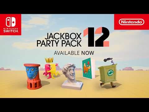 YouTube thumbnail for The Jackbox Party Pack 12 – Launch Trailer – Nintendo Switch