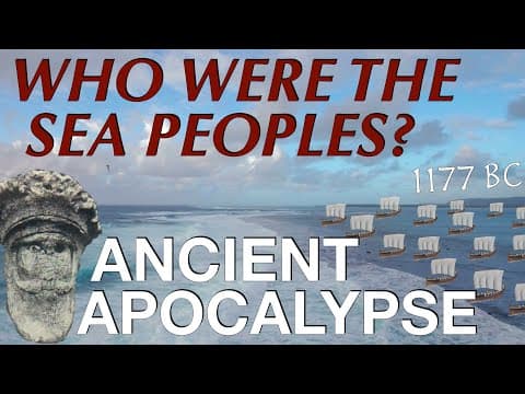 YouTube thumbnail for The Sea Peoples - History of the Bronze Age Collapse by Pete Kelly (History Time) - [02:29:00]