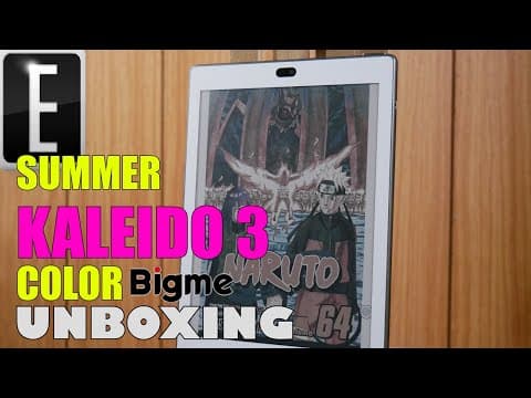 YouTube thumbnail for SUMMER KALEIDO 3 Has Landed | Bigme S6 Color+ Unboxing