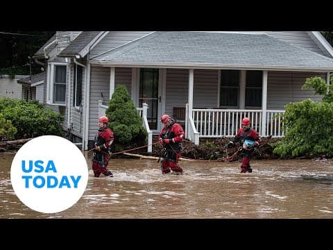 YouTube thumbnail for Gov. Kathy Hochul calls New York flash floods '1,000 year event' | USA TODAY
