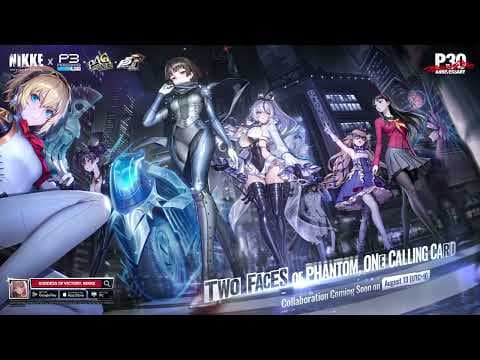 YouTube thumbnail for Collaboration PV Released |『GODDESS OF VICTORY: NIKKE』×『P3R』『P4G』『P5R』