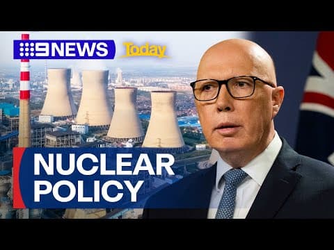 YouTube thumbnail for Let's chat about these SEVEN nuclear power plants the LNP want to build ...