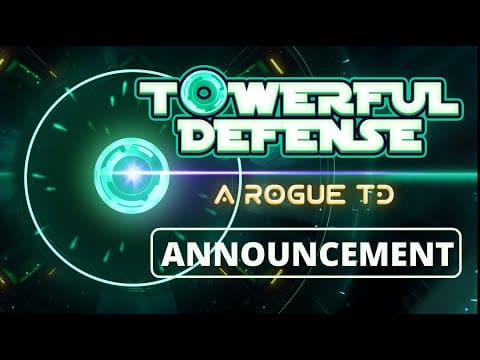YouTube thumbnail for I've been spending all my weekends making this roguelike tower defense. Now I finally can show you a teaser trailer! Hope you'll like it :)