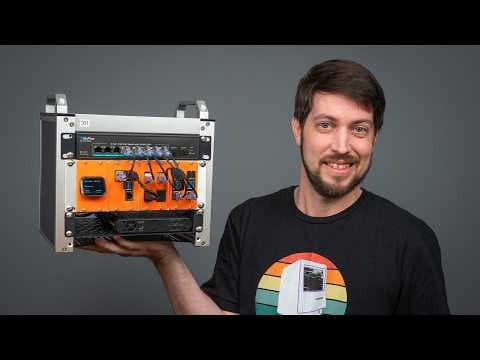YouTube thumbnail for Project MINI RACK - a 10" Homelab Revolution!
