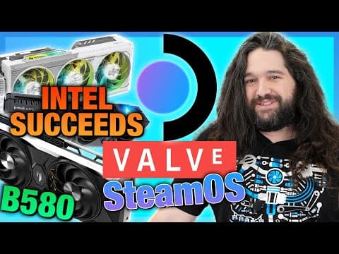 YouTube thumbnail for Gamers Nexus might start including Linux gaming tests in their hardware reviews