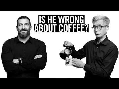 YouTube thumbnail for James Hoffmann on Andrew Huberman