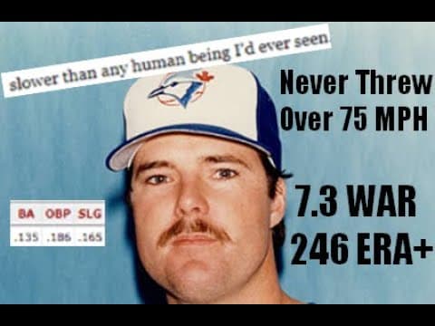 YouTube thumbnail for MLB's Slowest Pitcher Was Completely Unhittable