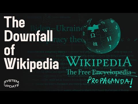 YouTube thumbnail for Wikipedia's Establishment Lies: Hunter Biden, COVID, &amp; More
