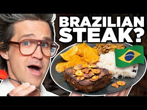 YouTube thumbnail for [7/10/23] International Steak Taste Test