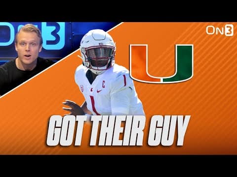 YouTube thumbnail for IMPACT On Miami Hurricanes Of ELITE Transfer Portal QB Cam Ward | Cristobal, Canes Set For BIG 2024?