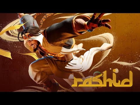 YouTube thumbnail for Street Fighter 6 - Rashid Gameplay Trailer