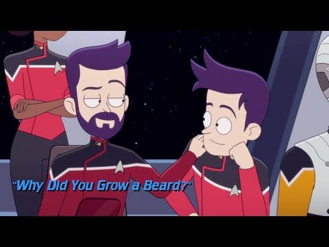 YouTube thumbnail for They Might Be Giants - Why Did You Grow a Beard - Star Trek: Lower Decks Season 5 Fan Music Video