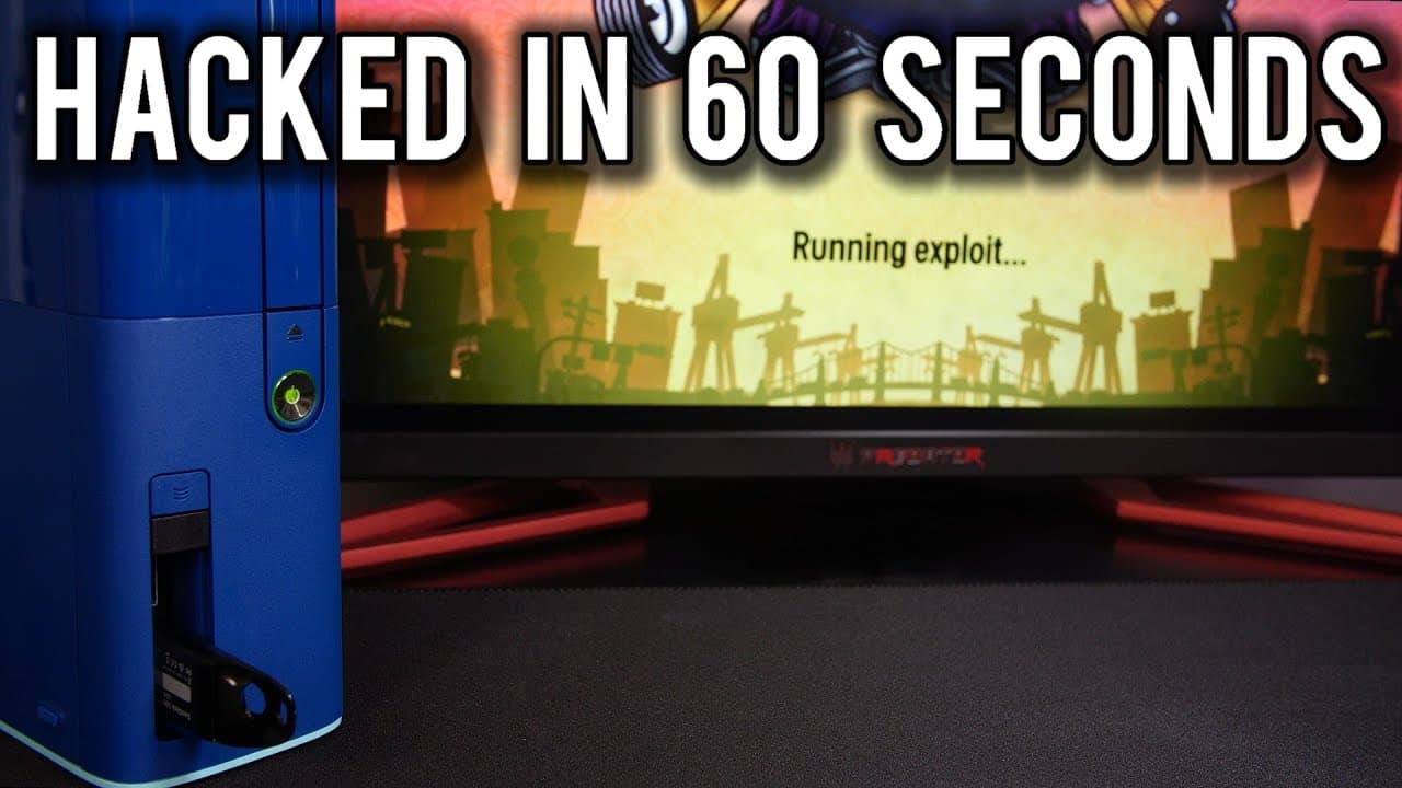 YouTube thumbnail for Any Xbox 360 can now be hacked in less than one minute