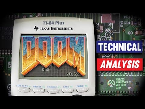 YouTube thumbnail for What Can We Learn From Running Doom on a Calculator?