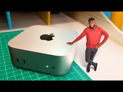 YouTube thumbnail for The M4 Mac Mini is Incredible!