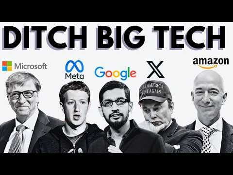 YouTube thumbnail for How to Leave Big Tech (Lemmy mentioned)