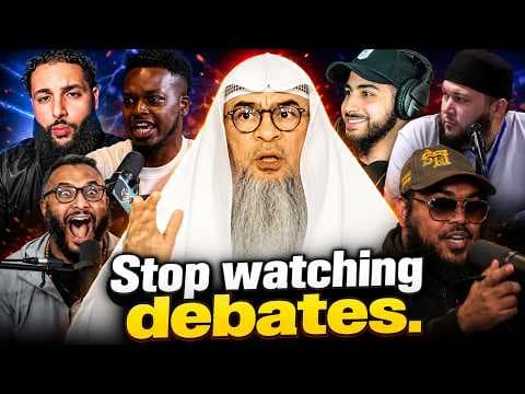 YouTube thumbnail for Sheikh Assim al-Hakeem says to stop watching debates