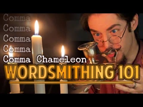 YouTube thumbnail for Wordsmithing 101: Comma Chameleon (RamsesThePigeon)