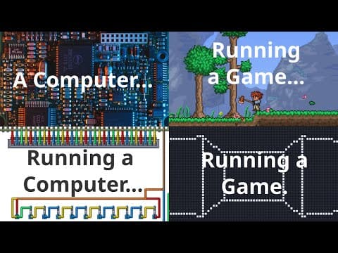 YouTube thumbnail for I Made a 32-bit Computer Inside Terraria