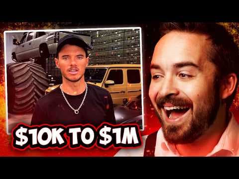 YouTube thumbnail for Coffeezilla - Youtuber "Proves" People are Lazy with DayTrading