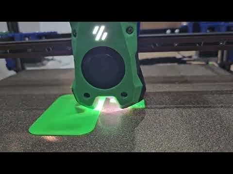 YouTube thumbnail for Heres the update on my short Voron. It is now printing.