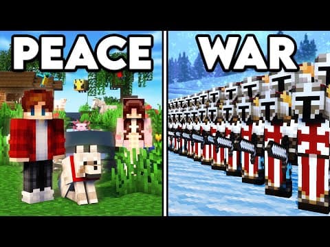 YouTube thumbnail for 1000 Players Build MASSIVE Civilization in Minecraft